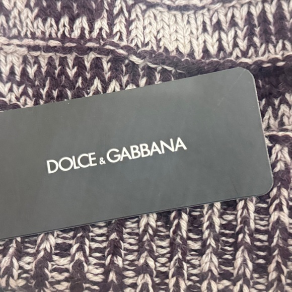 Dolce & Gabbana Patterned Knit Hat NWT virgin wool - Picture 9 of 9
